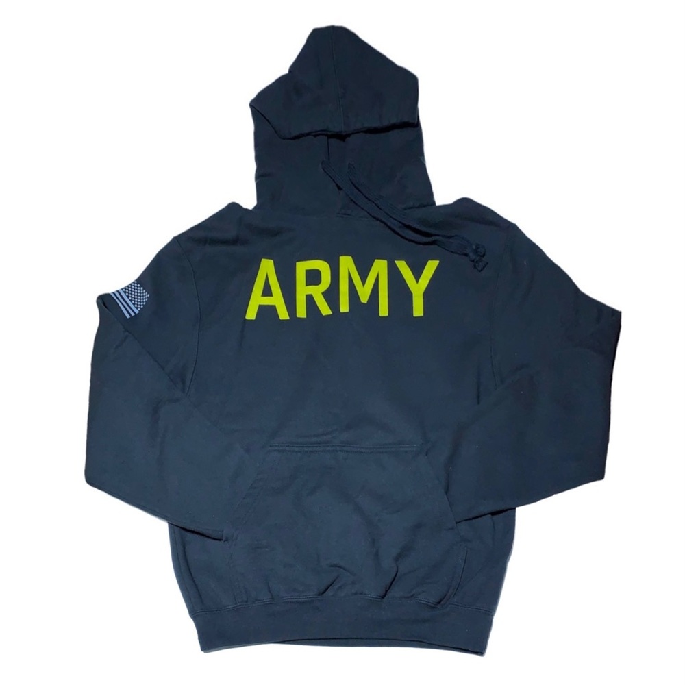 2 for $30 Tultex Black Army Pull On Hoodie Size Small